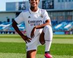 La jugadora se encuentra fuera de lesión y se espera que tenga un día de terapia de rehabilitación para retomar con normalidad los entrenamientos. Foto: Twitter Real Madrid.