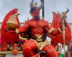 El Diablo del Carnaval 2023 fue hecho por el artista Diego Armando Guapacha Jurado, riosuceño de Bonafont. Foto: Freddy López García.