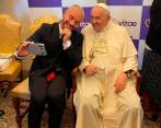 A lo largo de su pontificado, el Papa Francisco ha mantenido relaciones cordiales con miembros del mundo del espectáculo. FOTO: TOMADA DE INSTAGRAM @jbalvin