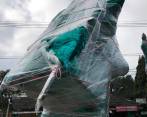 La escultura del silletero, ubicada en el parque de Santa Elena, ha sido víctima de actos de vandalismo en los últimos meses. FOTO: CORTESÍA