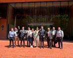 Quintero viajó con Diana Osorio, Esteban Restrepo, Alejandro Toro, Albert Corredor y su esposa, y el equipo jurídico. FOTO: CORTESÍA