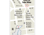 Al lado izquiero, la casa en marzo de 2020. Al derecho, lo que quedó luego de la demolición. Foto: Manuel Saldarriaga y Carlos Velásquez. 