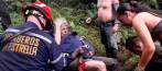 Para rescatar a Adolfo Antonio Soto, los Bomberos de La Estrella se ayudaron de drones y cámaras de seguridad. FOTO CORTESÍA 