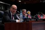 El canciller pidió la integración regional para hacer la “paz total”. FOTO: CANCILLERÍA 
