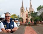 El alcalde Jorge Hugo Elejalde dijo temer por su vida y fue crítico con la respuesta estatal durante el paro. FOTO: EL COLOMBIANO