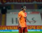 Falcao sufrió una lesión en su rostro en un entrenamiento el pasado 11 de abril. FOTO TOMADA DE TWITTER @GalatasaraySK