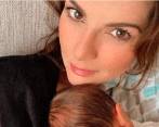 La exreina, modelo y presentadora caleña, Carolina Cruz, publicó emotivo mensaje con la imagen del rostro de su hijo Salvador, que nació el pasado 2 de marzo. FOTO @CAROLINACRUZOSORIO