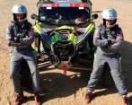 Mateo, uno de los criollo más experimentados en el Dakar, y Javier Vélez. Son optimistas ante el desafío. FOTO INSTAGRAM MORENO