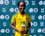 Linda Caicedo juega en el Real Madrid desde febrero de este año. Con el cuadro madrileño ha marcado un gol. FOTO: TOMADA DEL TWITTER DE @iffhs_media