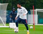 Lionel Messi, de 35 años, sigue concentrado en el PSG. Este martes estuvo en los entrenamientos de su equipo. FOTO PSG
