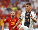 Jamal Musiala, el futbolista de 19 años que irá por los pasos de Lionel Messi, Neymar, Cristiano Ronaldo y otras grandes estrellas del fútbol mundial. FOTO efe
