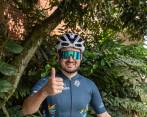 Santiago Córdoba ha participado en unos 20 Clásicos, prueba que también disputó su papá, de quien heredó la pasión por el ciclismo. FOTO CARLOS VELÁSQUEZ