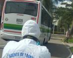 Bus que aplasto al habitante de calle. Foto: Cortesía