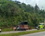 Tras accidente, se normaliza movilidad a la altura de Guarne en la Medellín-Bogotá