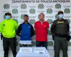 Los capturados son señalados de pertenecer a la estructura Julio César Vargas del Clan del Golfo. FOTO: CORTESÍA POLICÍA