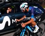Fernando Gaviria ya logró este año un triunfo de etapa. Sucedió en la Vuelta a San Juan. En Europa confirma su buen presente. FOTO TWITTER MOVISTAR