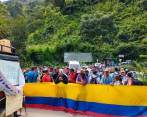 La manifestación comenzó alrededor de las 5:00 de la mañana de este jueves. FOTOS Cortesía