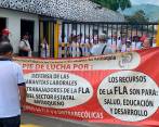 Desde hace unos días se han presentado mítines y manifestaciones por parte de los trabajadores sindicalizados. FOTO: Cortesía.