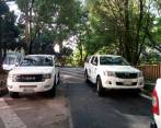 El uso irregular de vehículos oficiales se ha convertido en una práctica recurrente en la Alcaldía de Medellín. FOTO: CORTESÍA