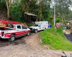 El minero, identificado como Hernán Alonso Sánchez Morales, falleció en zona rural de Amagá este martes. FOTO: CORTESÍA BOMBEROS AMAGÁ