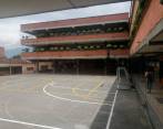 Colegio Francisco Antonio Zea, donde no hubo clase este martes. Foto: Édison Ferney Henao H. 