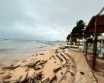 Julia se convirtió en huracán categoría 1 en la noche del sábado cuando estaba a 15 kilómetros de la isla de San Andrés. FOTO: AFP