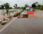 El desbordamiento del río Cusay generó pérdida de la banca en el sector de Puerto Jordán. FOTO: CORTESÍA 