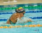 Esta deportista es una de las revelaciones de la natación paisa. De gran proyección internacional. FOTO cortesía 