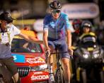 Chris Froome, cuatro veces campeón del Tour de Francia, no tomó la partida en la etapa 18 del certamen, tras dar positivo para covid-19. FOTO: TOMADA DE TWITTER @IsraelPremTech