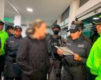 Margareth Chacón llegó de El Salvador señalada de participar en el asesinato del fiscal paraguayo Marcelo Pecci. FOTO: Cortesía Fiscalía