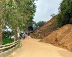 Afectación se presenta en el kilómetro 6+600. FOTO: Cortesía 