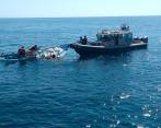 12 horas permaneció en el mar Daniel Restrepo. Foto Armada Nacional