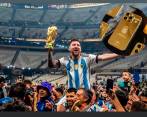 Lionel Messi le reconoció el esfuerzo a todo el plantel que estuvo en Qatar 2022 con este premio. FOTO JUAN ANTONIO SÁNCHEZ