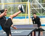 El teqball llegó pisando fuerte a Medellín