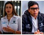 Villamizar fungió como secretaria Privada y de Gobierno; Mendoza fue gerente de Telemedellín desde septiembre de 2021. FOTOS: CORTESÍA ALCALDÍA DE MEDELLÍN
