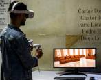 En la foto, alguien “navegando” dentro del recinto virtual del Concejo de Medellín. FOTO julio césar herrera