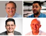 Carlos Cuartas, Sebastián López, Rodolfo Correa y Álex Rúa. FOTOS Cortesía y EL COLOMBIANO