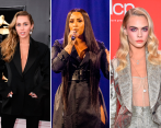 Miley Cyrus, Demi Lovato y Cara Delevingne se han declarado pansexuales. FOTOS AFP y SStock