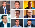 Vistas de arriba a abajo, a la izquierda están Julián Bedoya y Carlos Andrés Trujillo; en el centro, Eugenio Prieto, Luis Fernando Suárez y Mauricio Tobón; y a la derecha, Andrés Julián Rendón, Andrés Mesa y Juan Diego Gómez. FOTOS EL COLOMBIANO y Cortesía
