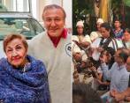 El candidato Hernández visitó la Basílica de Chiquinquirá, en Boyacá; por su parte, Petro estuvo en Cesar y se reunió con arhuacos de la Sierra Nevada de Santa Marta. FOTO CORTESÍA Y TWITTER