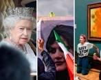 La muerte de la reina Isabel II, las marchas en Irán y las acciones de los ambientalistas han popularizados expresiones en las redes sociales. Fotos: Efe.