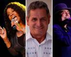 Gloria Gaynor, Darío Gómez y Joaquín Sabina, los tres artistas le han cantado a los tropiezos del amor romántico. FOTO: EFE
