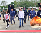 En la tarde del domingo 19 de marzo fueron quemados seis vehículos que se transportaban por las vías del Bajo Cauca antioqueño. FOTOS: CORTESÍA