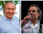 Hernández ha enfocado su campaña en no tener alianzas con ningún sector, entre los que se incluye el uribismo. FOTO: CORTESÍA Y ANDRÉS CAMILO SUÁREZ