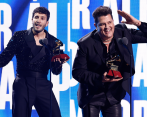 Sebastián Yatra y Carlos Vives, dos colombianos destacados en los Latin Grammy. FOTOS Efe