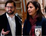 Gabriel Boric, presidente de Chile y la ahora exministra de Justicia Marcela Ríos. FOTOS: EFE