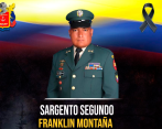 El sargento segundo Franklin Montoña, del Ejército Nacional, fue asesinado en medio de los combates con presuntos integrantes del ELN. FOTO CORTESÍA FUERZAS MILITARES