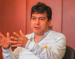 Danilo Rueda dialogó a profundidad con un equipo periodístico de EL COLOMBIANO sobre todo lo que rodea el proyecto de paz total. FOTO Carlos Velásquez