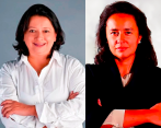 Carmen Eugenia Dávila, presidenta de Gestarsalud y Paula Acosta, presidenta de Acemi, lanzan sus críticas al proyecto de la reforma a la salud que tiene a las EPS al borde de la destrucción. FOTO: Cortesía. 