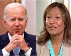 Joe Biden eligió a Julie Chávez para dirigir su campaña para mantenerse en la Casa Blanca. FOTOS: GETTY Y CAPTURA DE VIDEO
